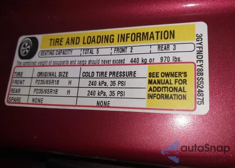 2011 Cadillac Srx Luxury Collection z USA, uszkodzony, nr VIN 3GYFNDEY8BS524875